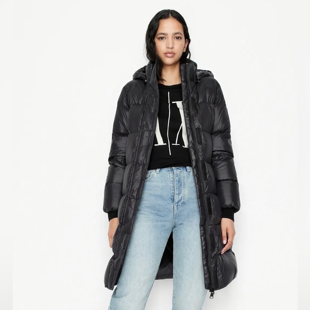 ARMANI EXCHANGE Full Length Puffer Coat